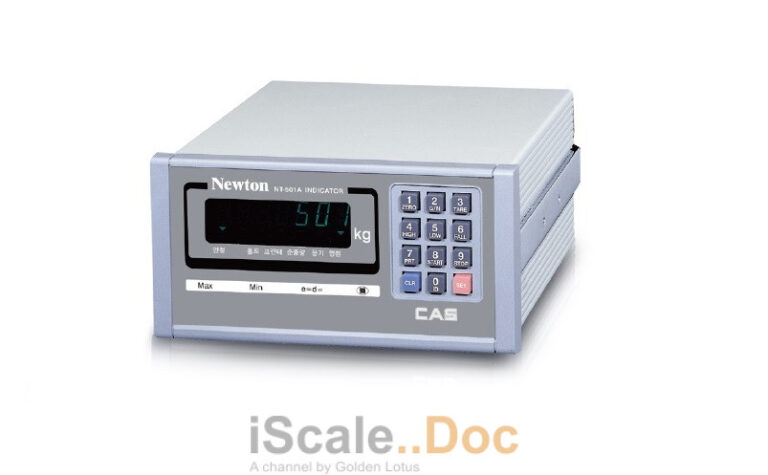 [User manual] CAS Đầu hiển thị cân điện tử NT-505A