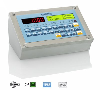 3590EXT Doanh nghiệp: Chỉ thị cân chất lượng cao cho ứng dụng công nghiệp, vỏ thép không gỉ, tiêu chuẩn IP68