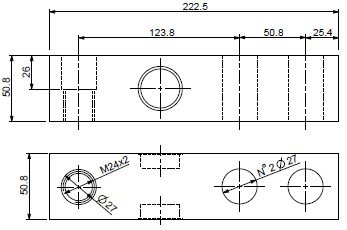Loadcell Shear Beam SBX-1K-10000: Cảm biến tải trọng 10000kg tốt nhất